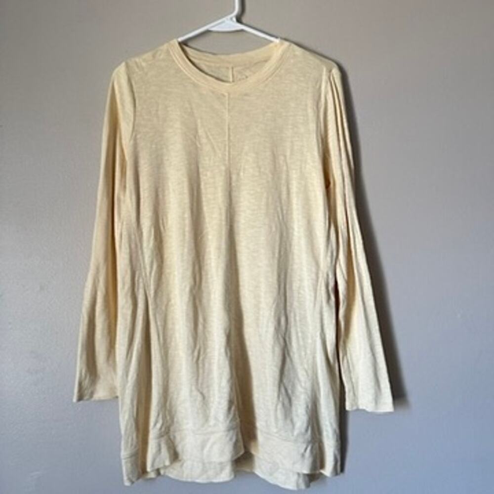J Jill Elliptical Tunic Womens SMALL Pima Cotton Boho Lagenlook Comfort Casual